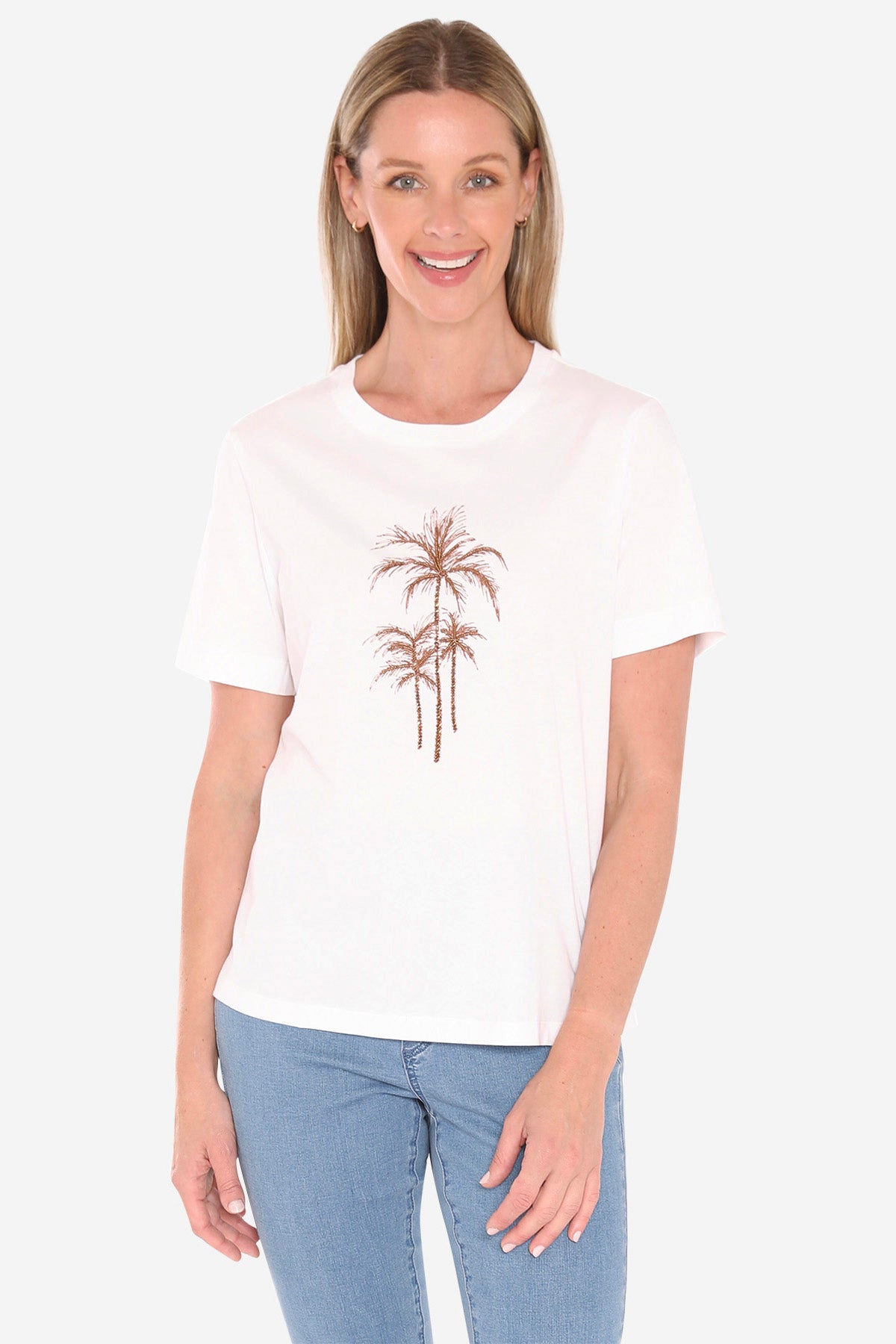 Beaded Palm Tee (59612015)