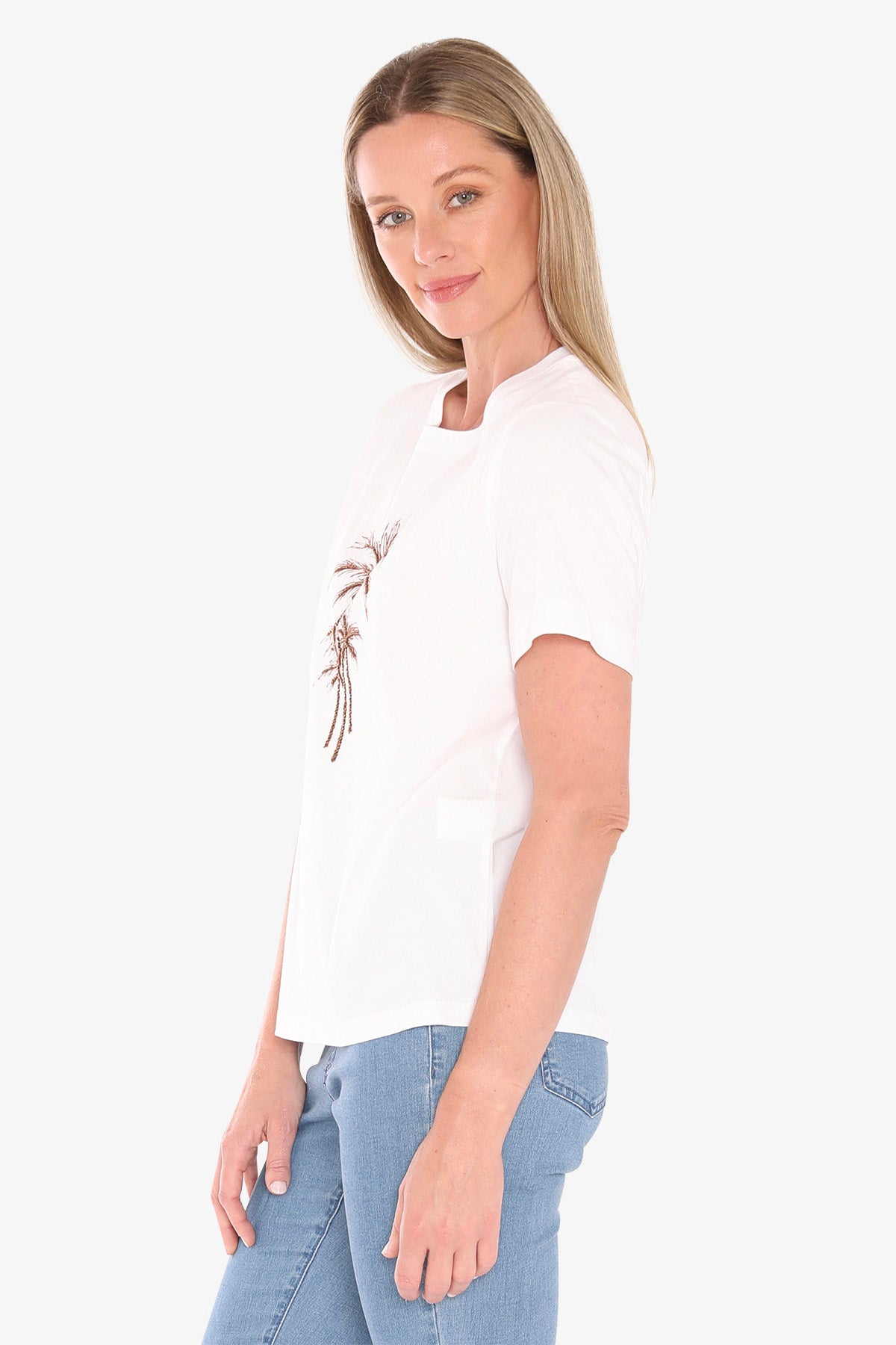 Beaded Palm Tee (59612015)