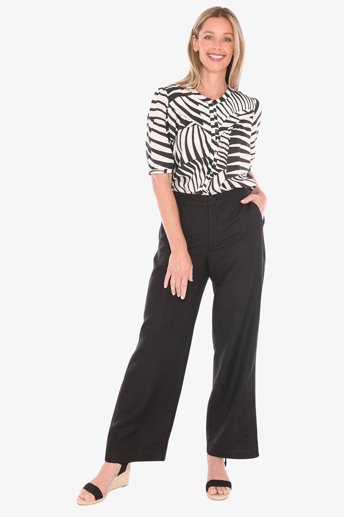Abstract Fern Top (596J31790