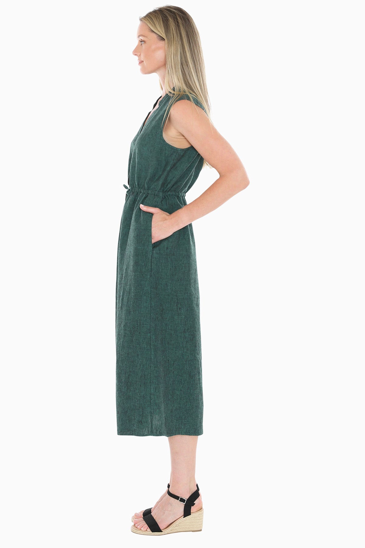 Drawstring Waist Dress (596J5074)
