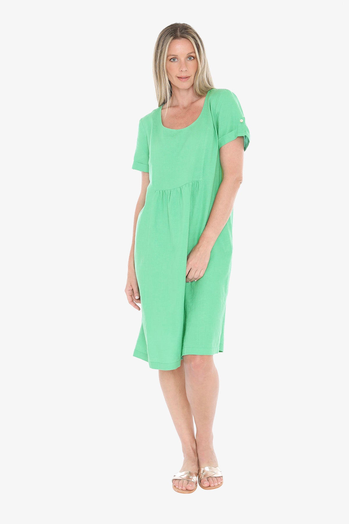 Gather Waist Dress (596J5097)