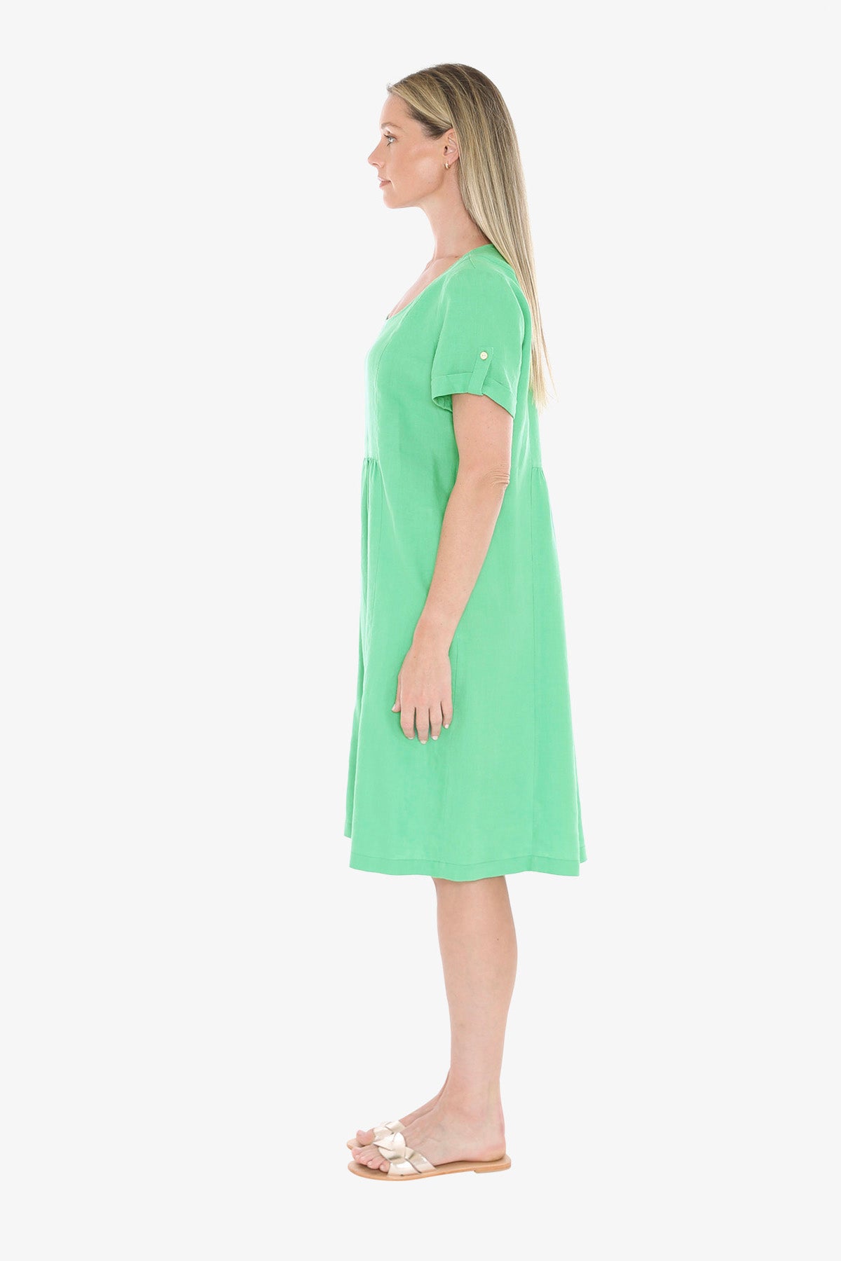 Gather Waist Dress (596J5097)