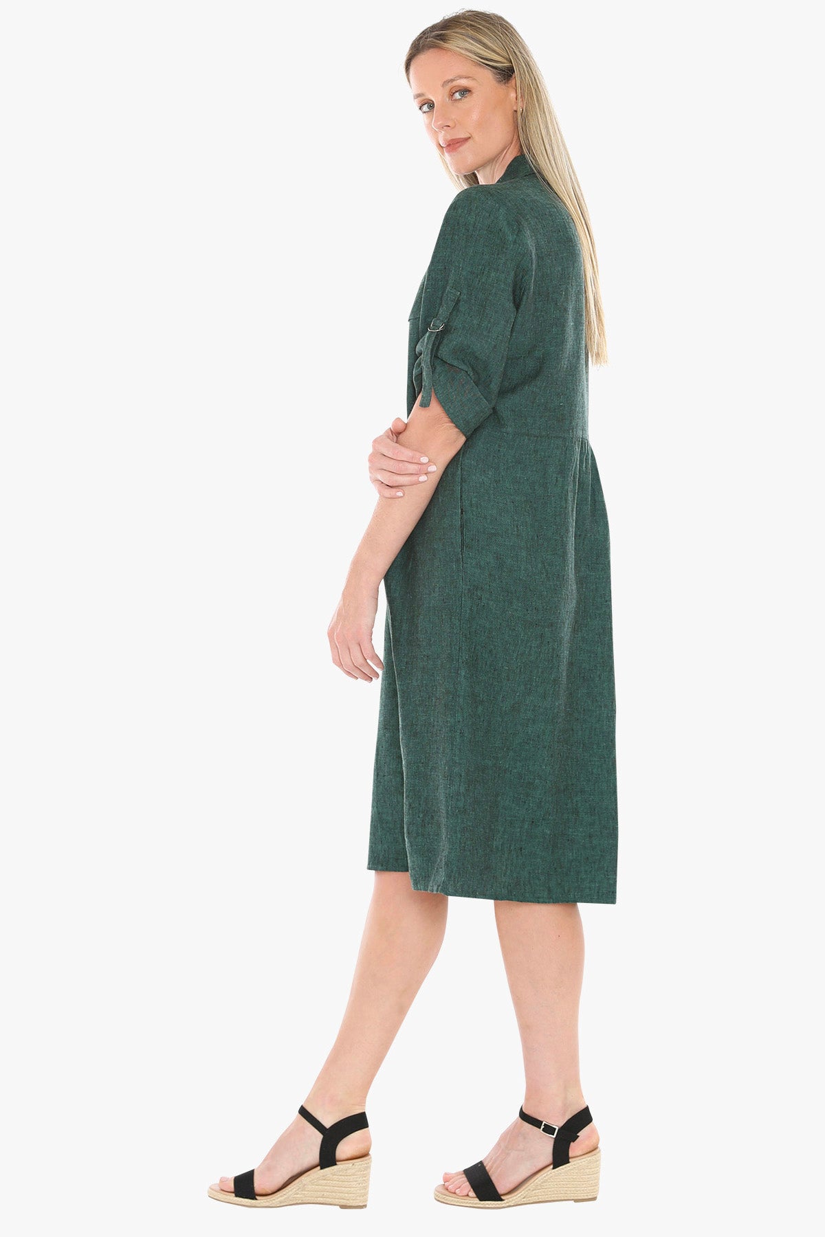 D Ring Sleeve Dress (596J5098)