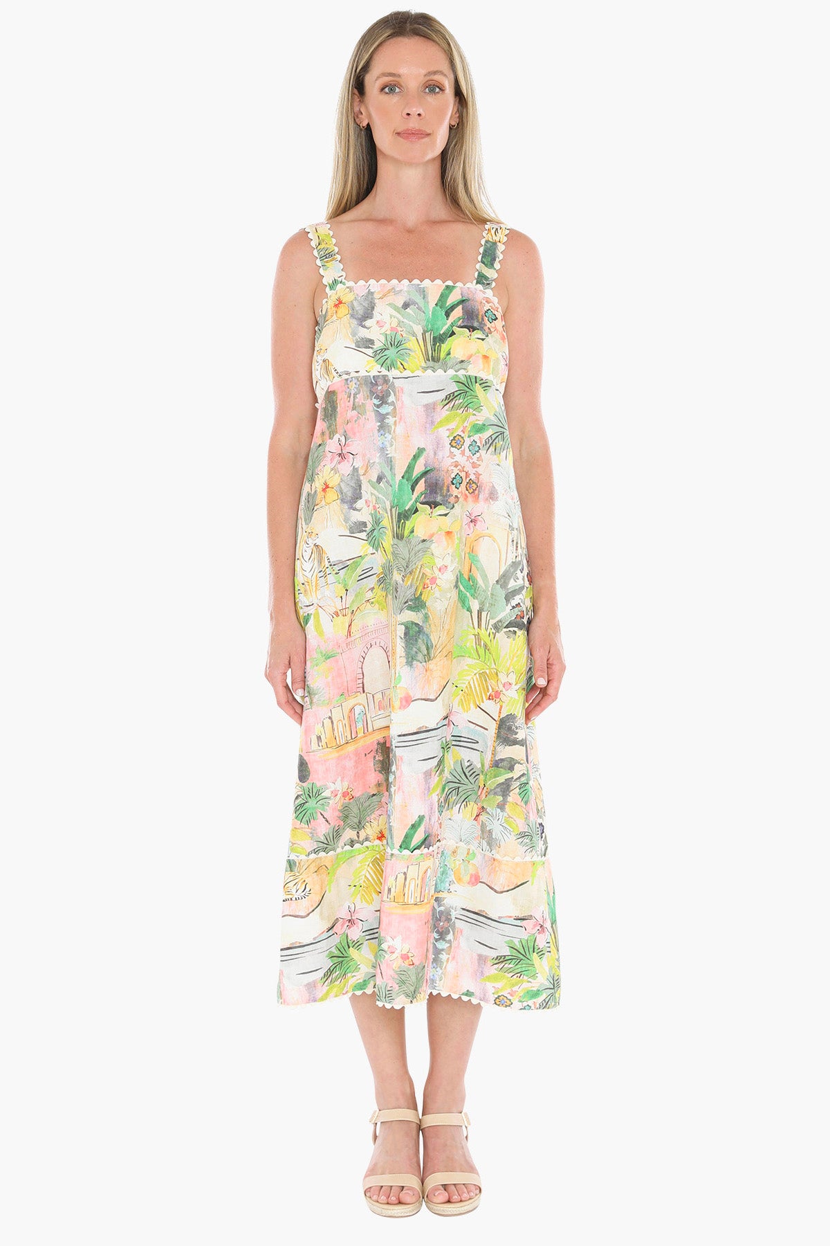 Tiger Island Ric Rac Dress (596J5159)