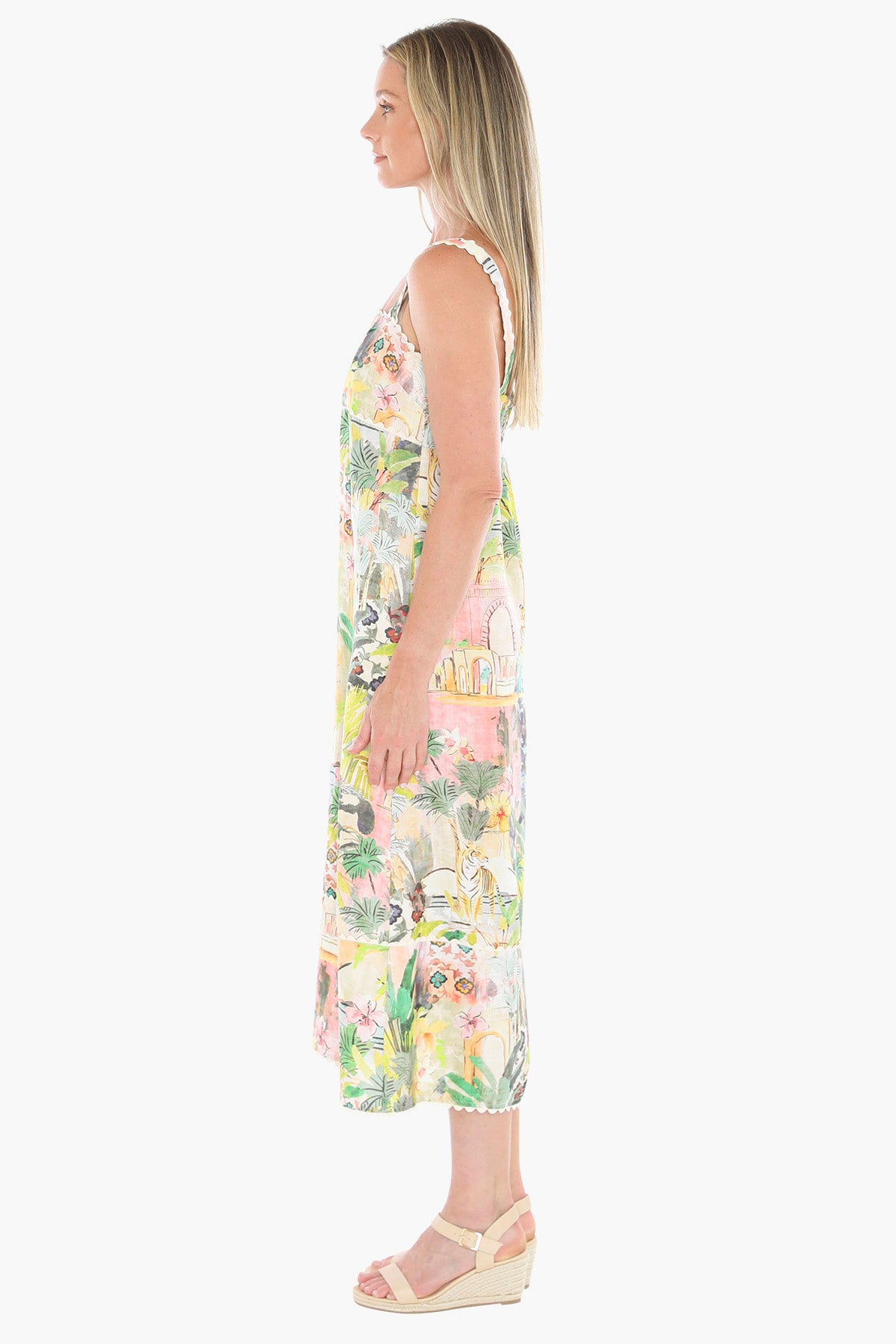 Tiger Island Ric Rac Dress (596J5159)