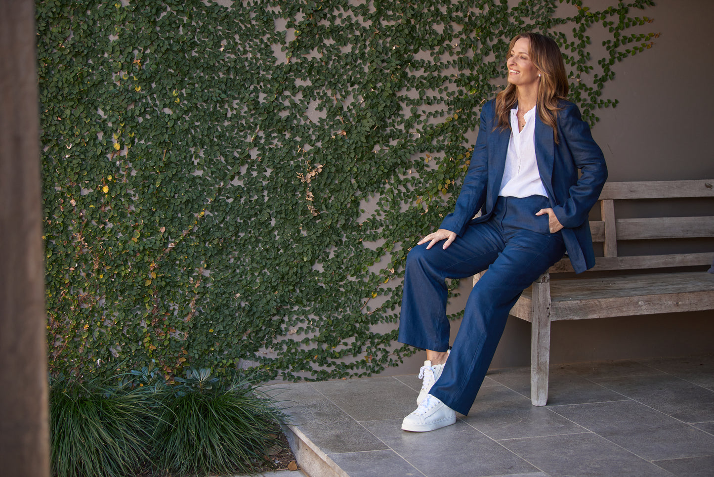 Relaxed Linen Blazer (7053-179-W24)