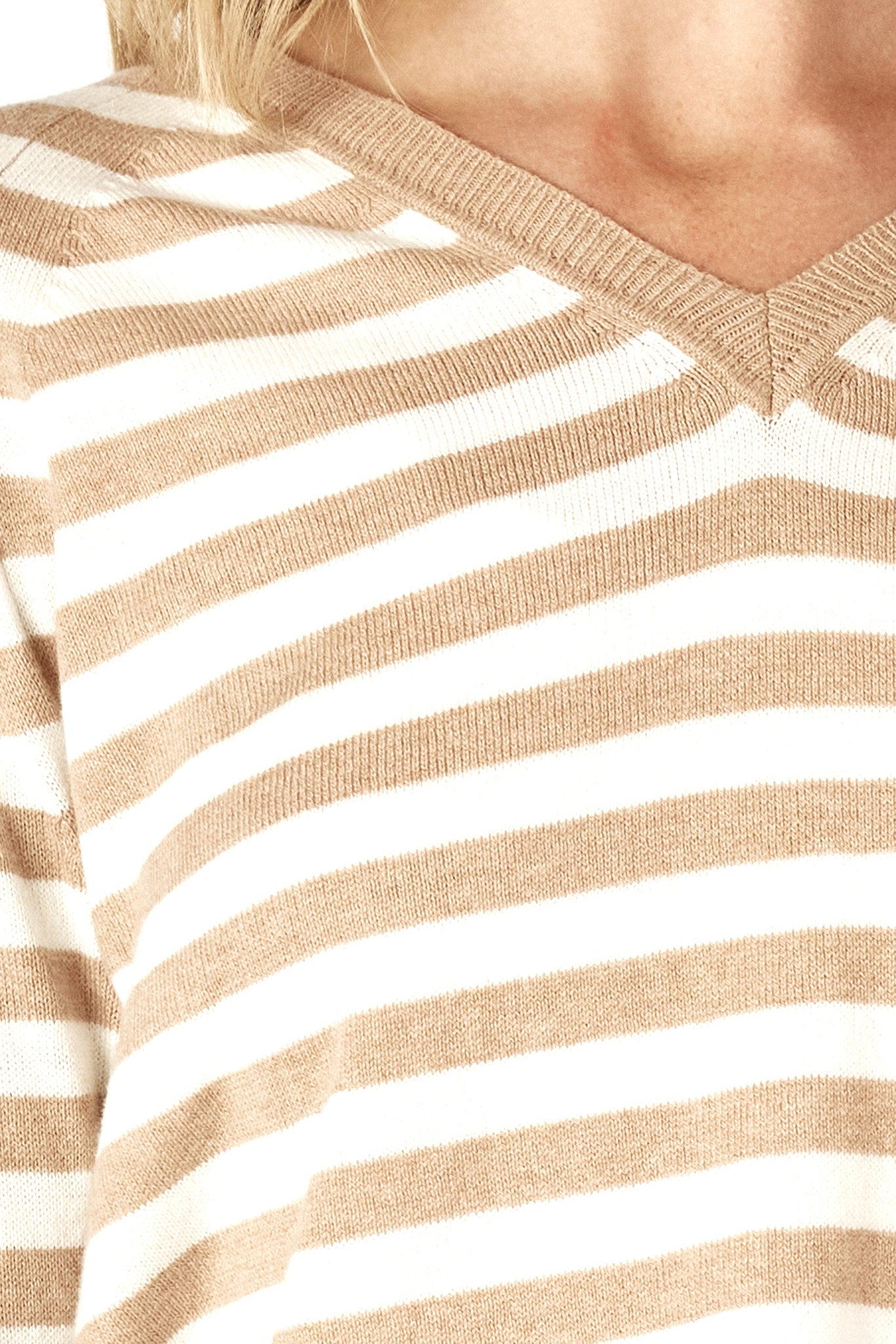 Essential Stripe V Top (ZP7146)