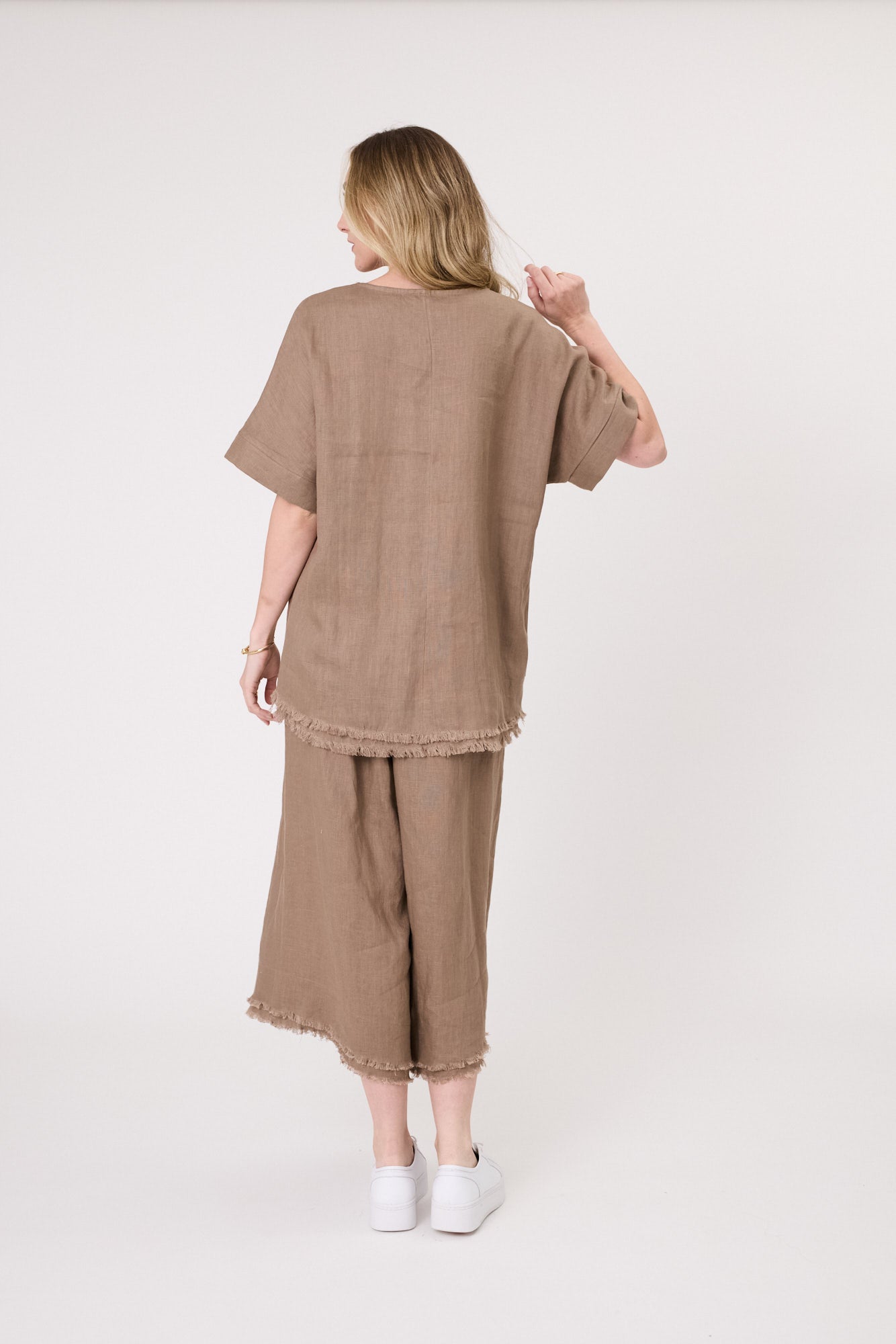 Carola Linen Top (271LTDSS25)