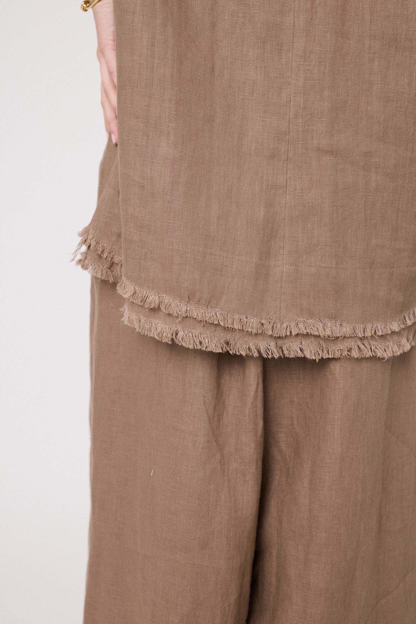 Carola Linen Top (271LTDSS25)