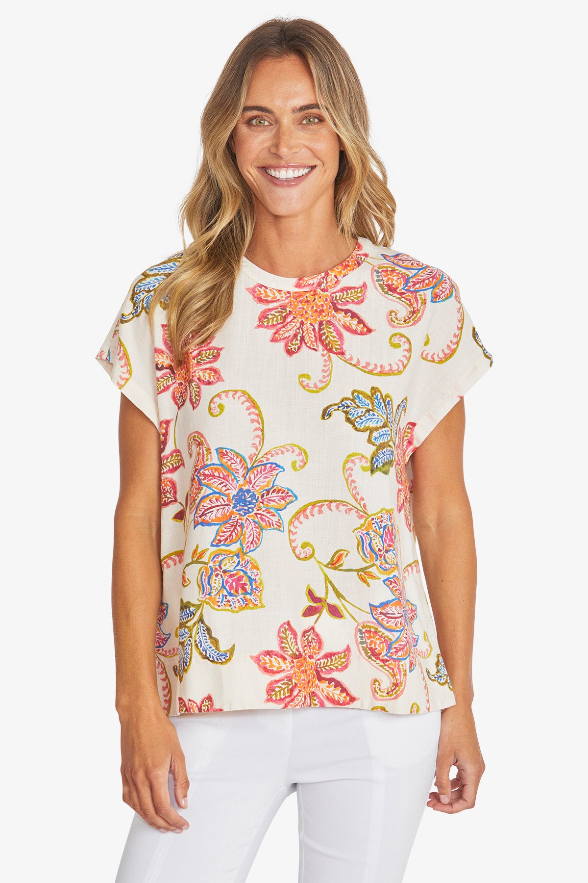 Pascale Button Back Top (P595347)