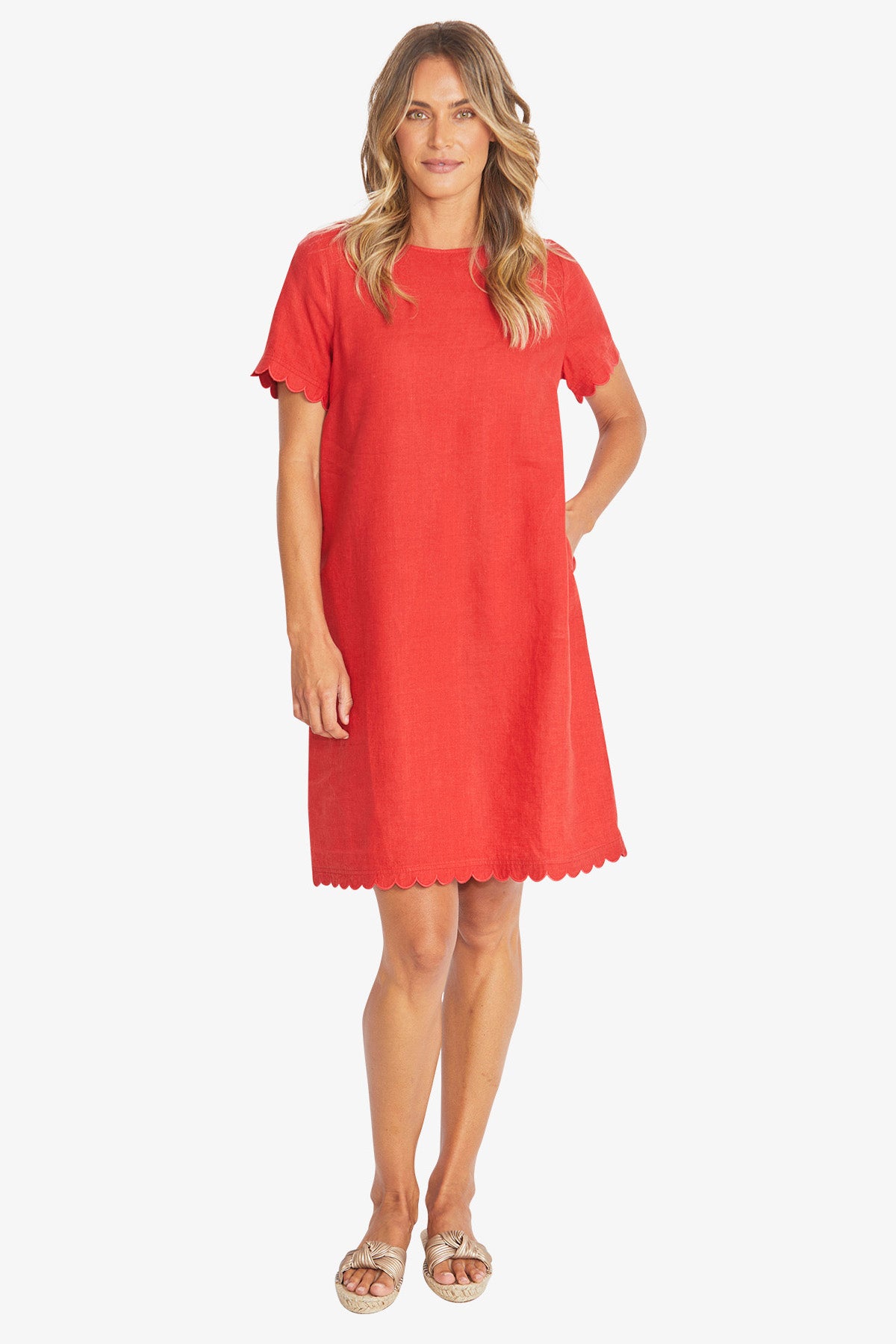 Amalfi Linen Dress (P595543)