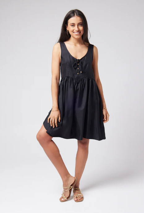 Carnation Silk Dress (19NB048)