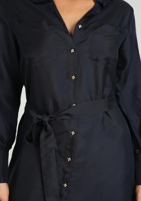 The Silk Shirt Dress (19NB042)