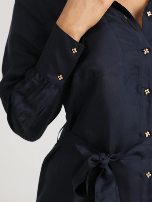 The Silk Shirt Dress (19NB042)