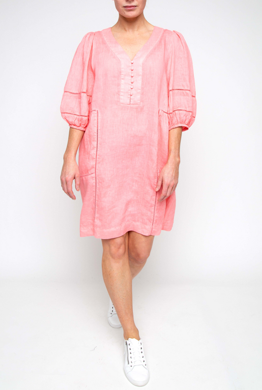 Pigment Linen Dress (P555557)