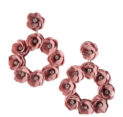 Abigail Beaded Floral Earrings (FJEA027493)