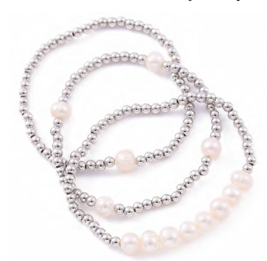 Set Of 3 Pearl Bracelets (BB19)