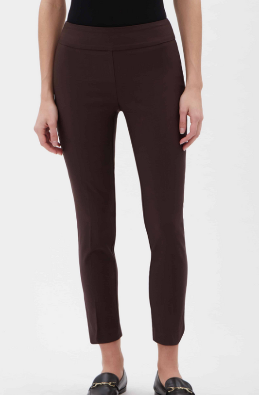 SOLID SLIM ANKLE PANT (65027a)