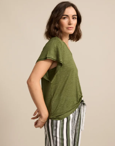 LINEN JERSEY TEE (YTMS57462)