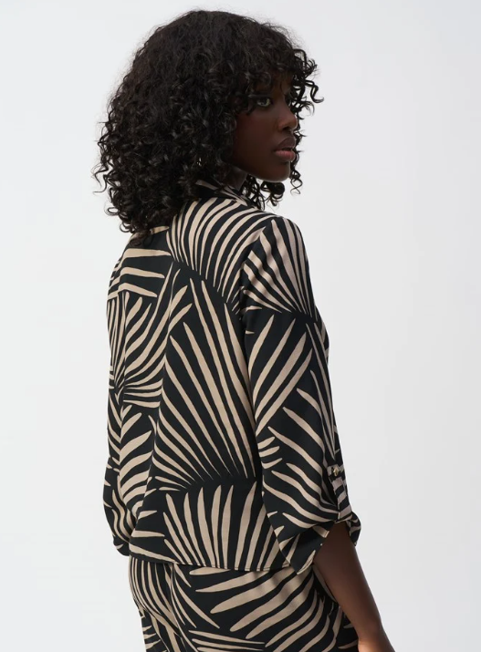 Gauze Tropical Print Top (251083)