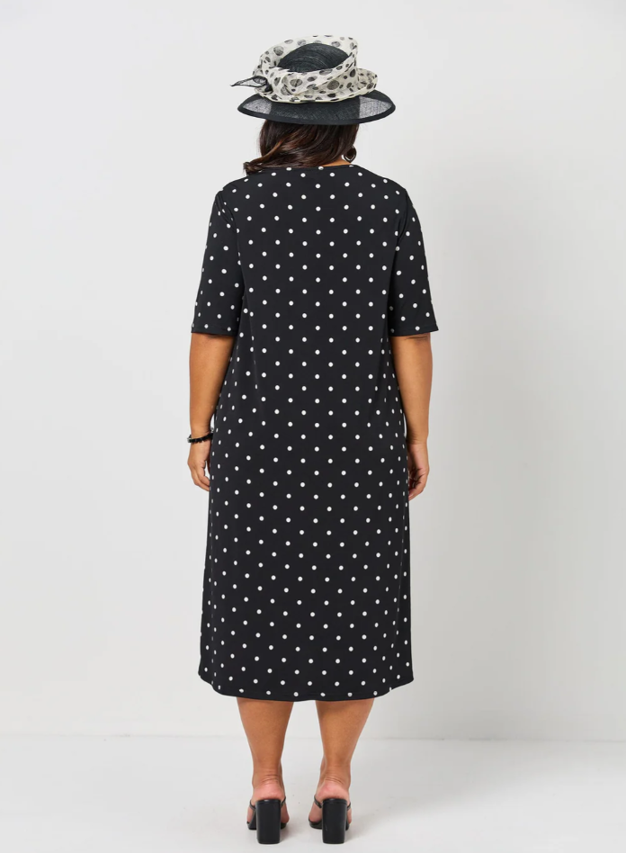 V-Neck Jersey Dress (647001)