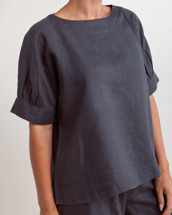 Cuff Sleeve A Line Top (SS326)