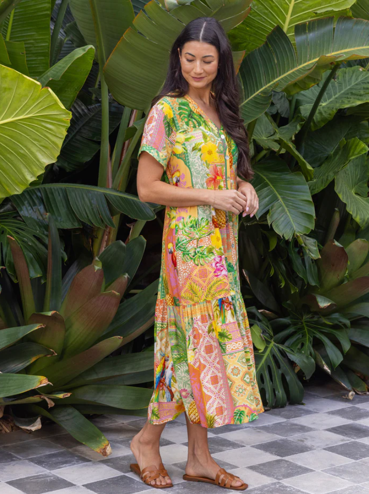 Pina Colada Tiered Dress (596J5161)
