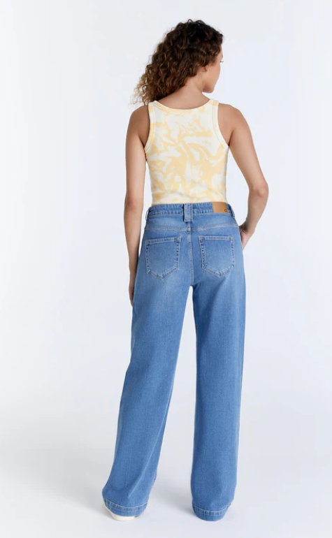 High Waist Wide Leg Jean (Lulu)