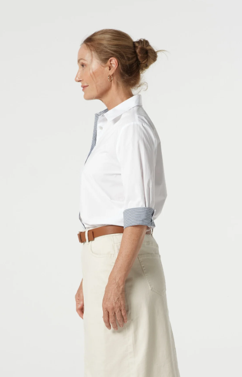 Classic Cotton 3/4 Sleeve Shirt (4436)