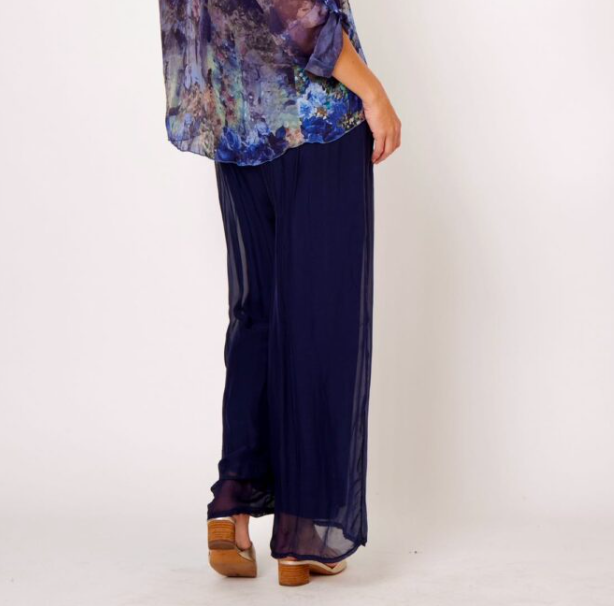 SILK BLENDED PANTS (LSP21-255A)