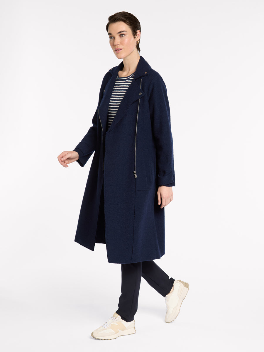 Boiled Wool Moto Coat (YTMP3624)