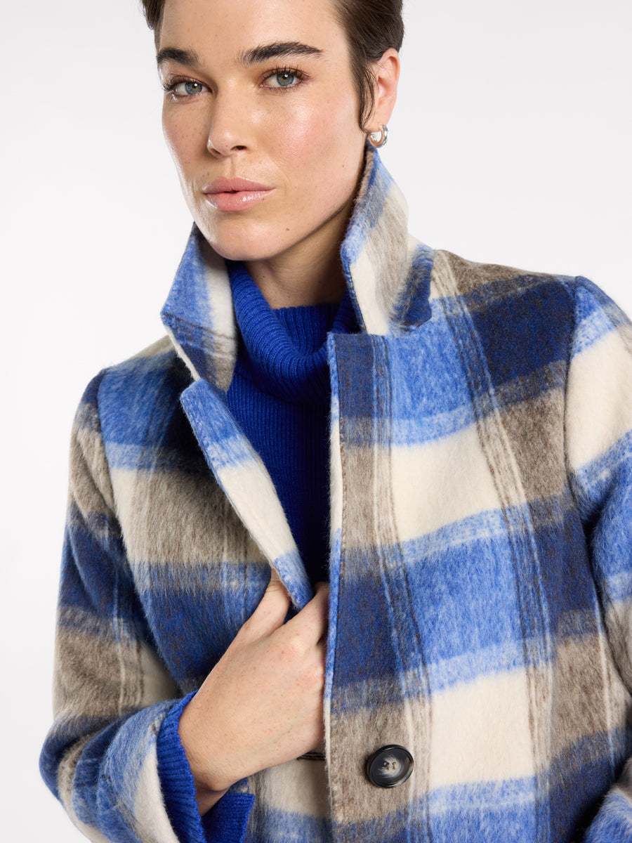 Brushed Check Coat (YTMP6108)