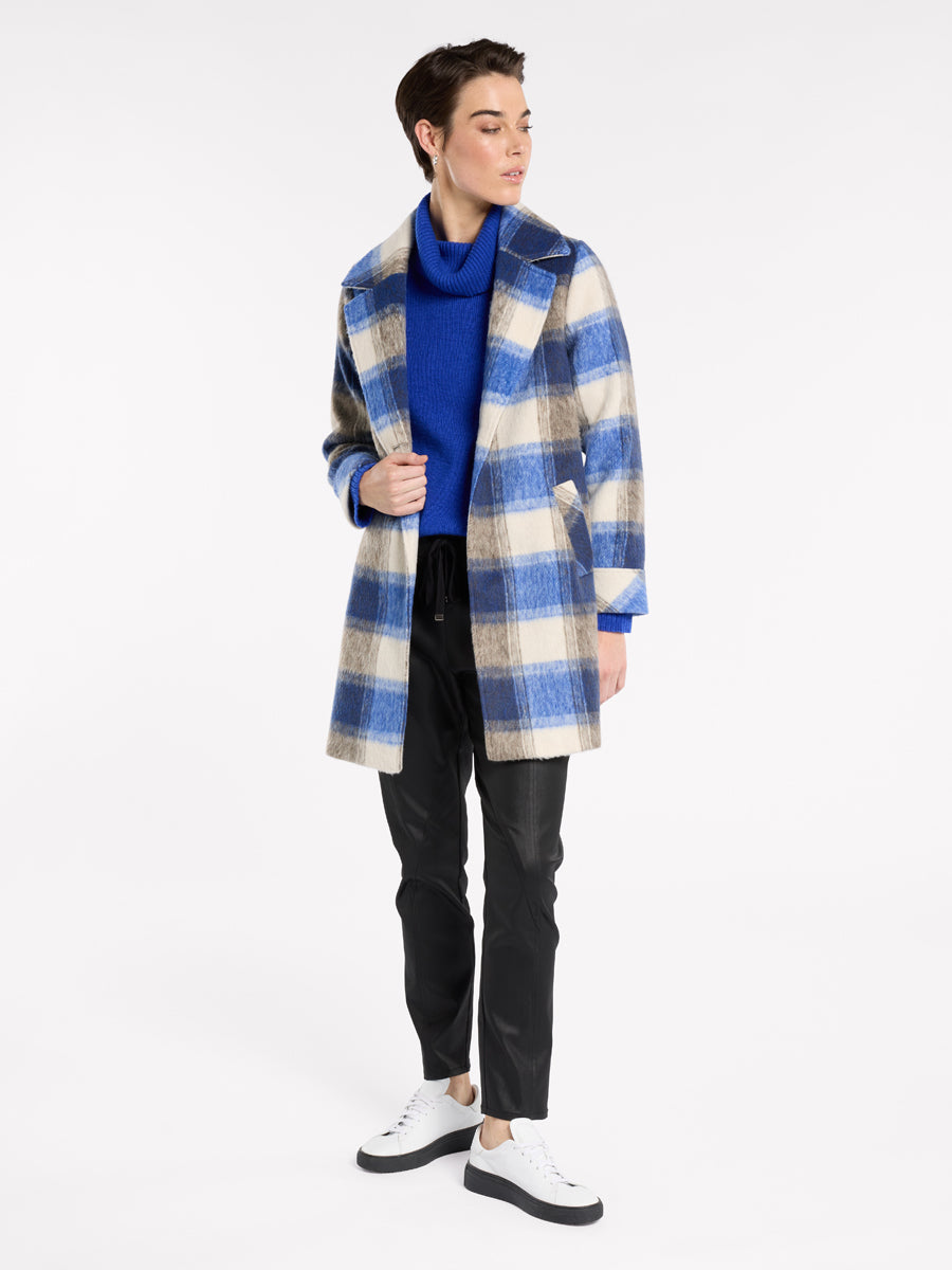Brushed Check Coat (YTMP6108)