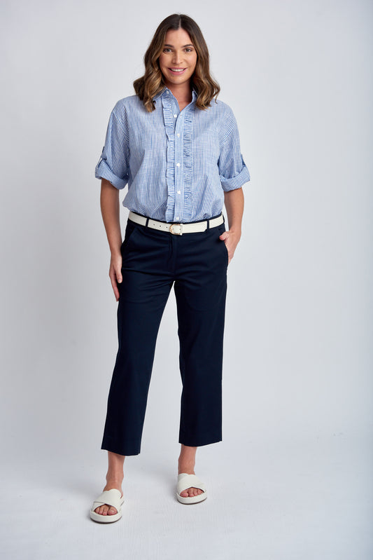 Straight Leg Cropped Pant (5236-S24)