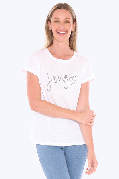 Jump Beaded Tee (59612017)
