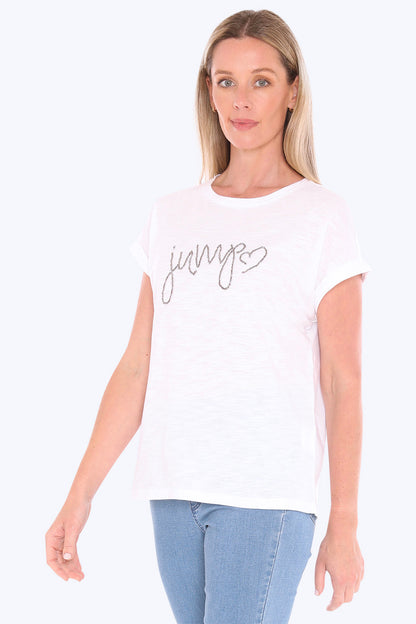 Jump Beaded Tee (59612017)