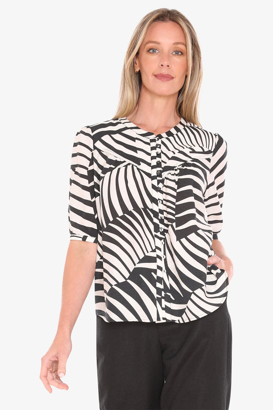 Abstract Fern Top (596J31790