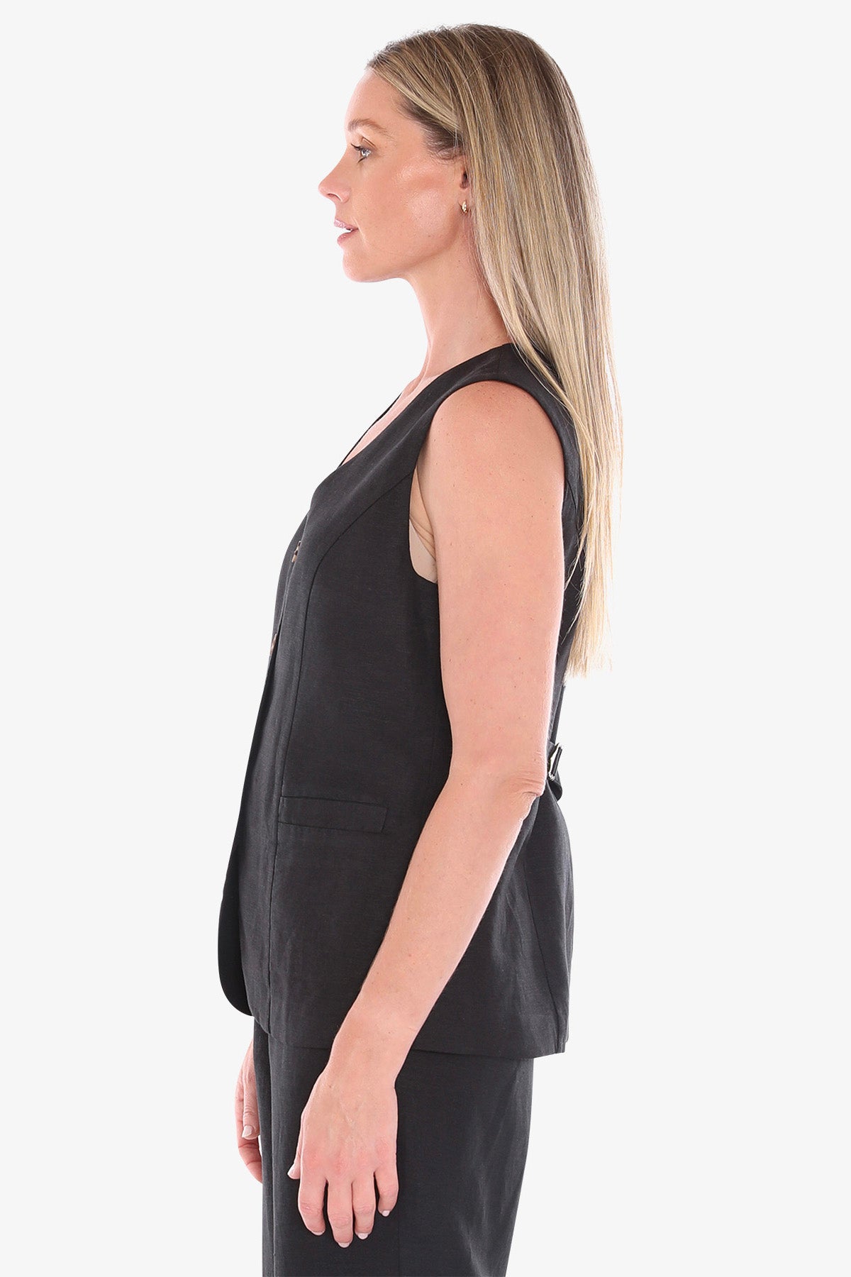 Button Vest (596J4092)