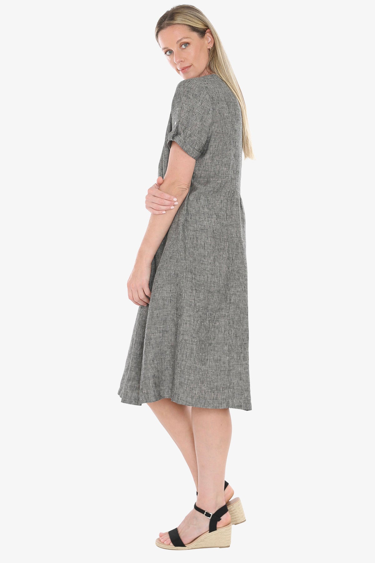 Gather Waist Dress (596J5097)