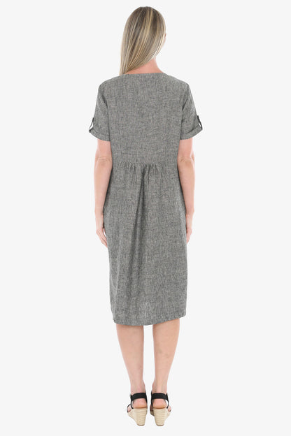 Gather Waist Dress (596J5097)