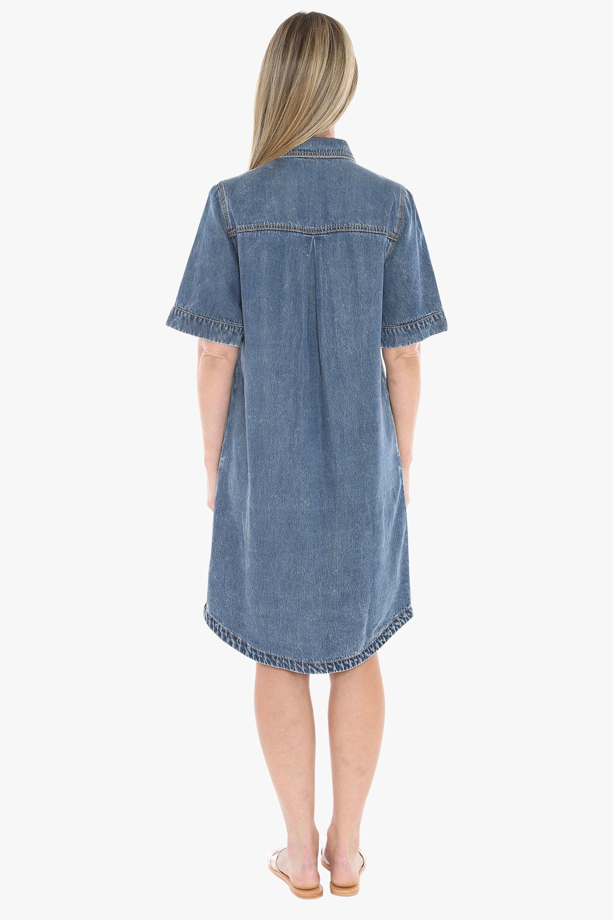Soft Denim S/S Dress (596J5129)