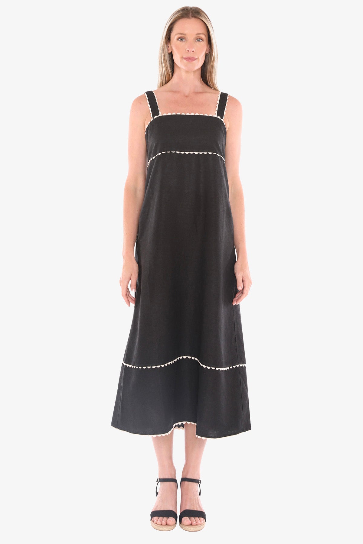 Ric Rac Maxi Dress (596J5158)