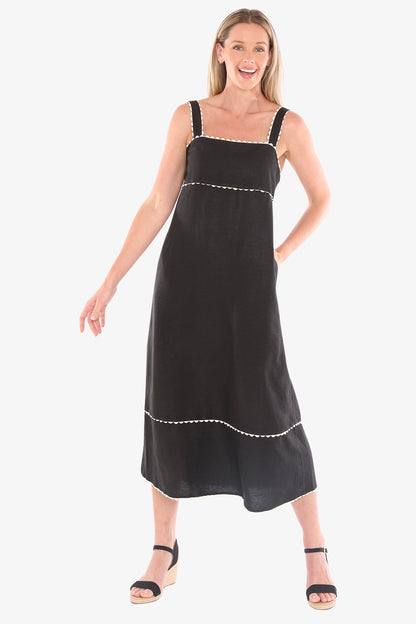 Ric Rac Maxi Dress (596J5158)