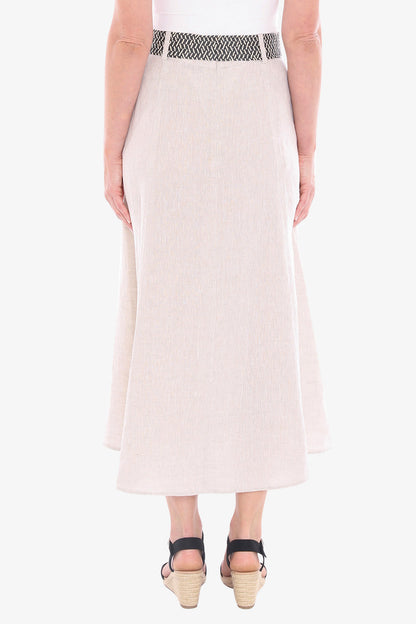 Belted Panel Skirt (596J6135)