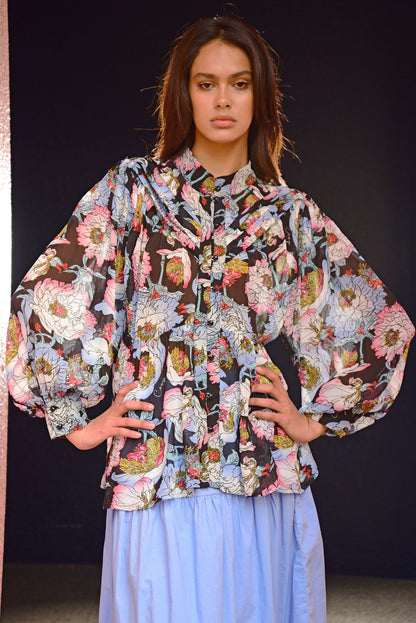 MAKE A V LINE Blouse (CP2786-05PF24)