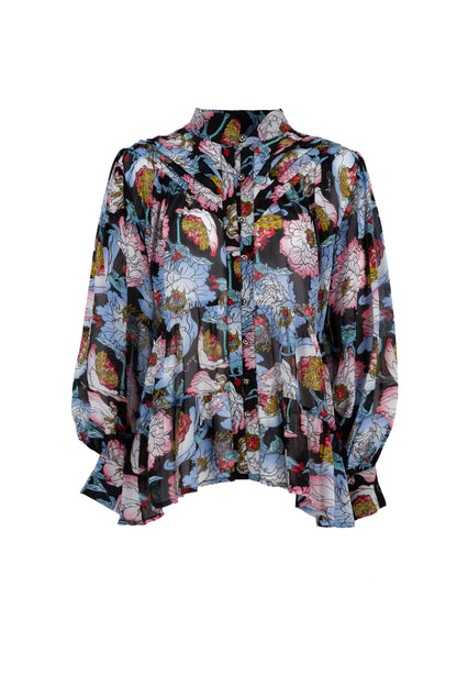 MAKE A V LINE Blouse (CP2786-05PF24)