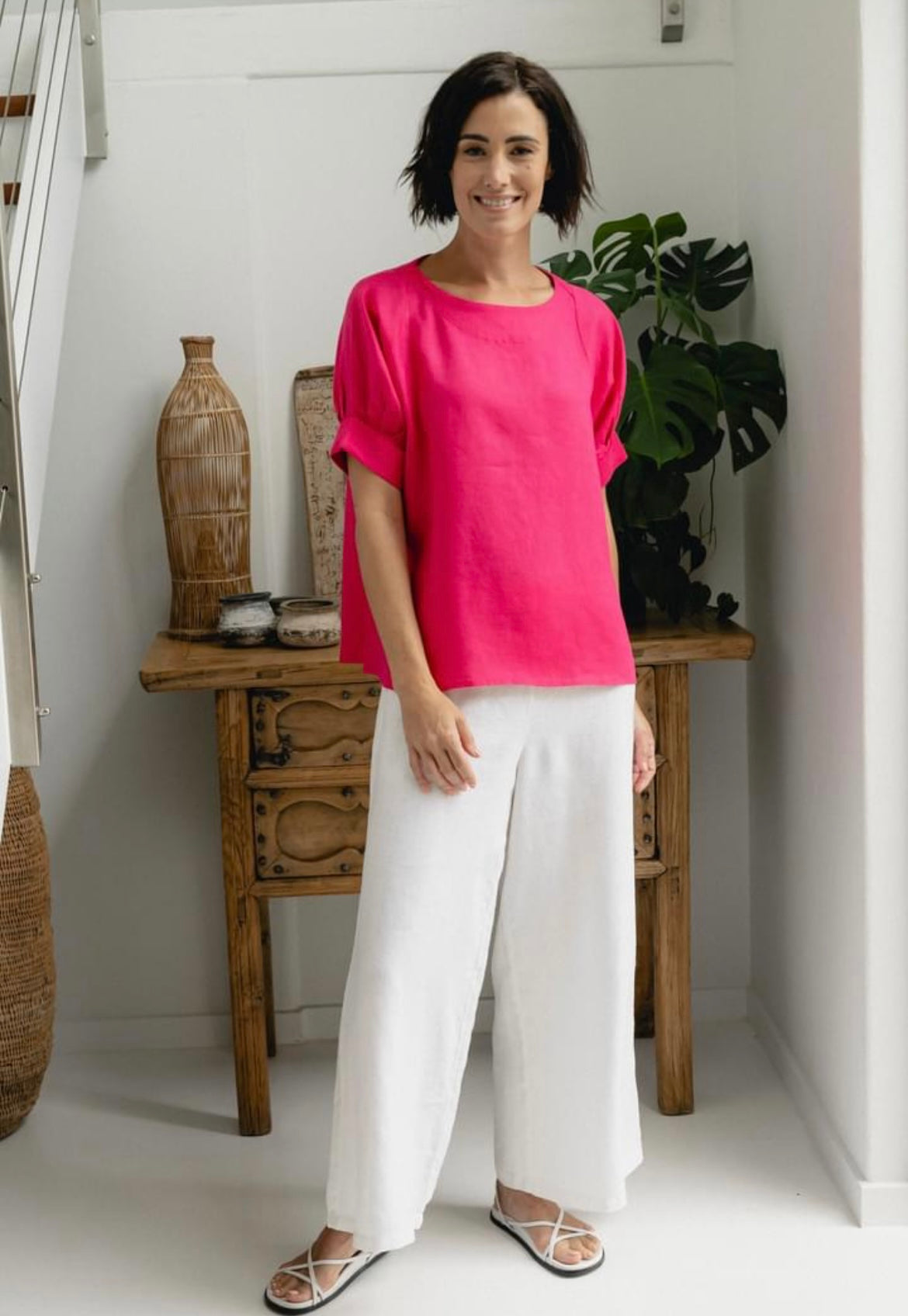 Cuff Sleeve A Line Top (SS19)