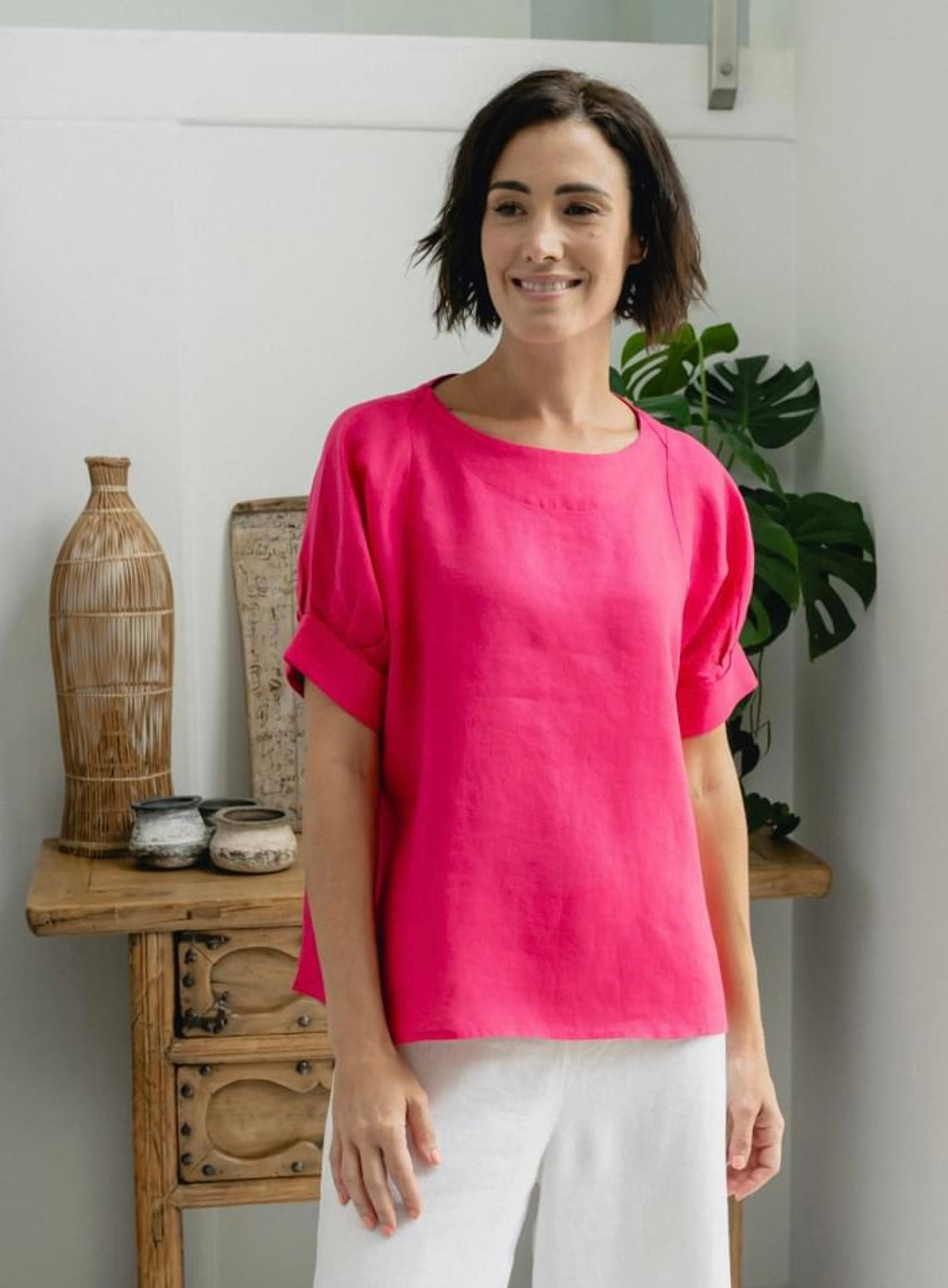 Cuff Sleeve A Line Top (SS19)