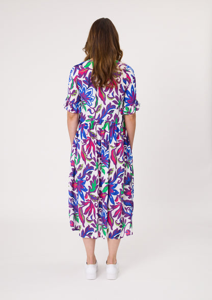 Madonna Dress Floral Print (254LTDSS25)