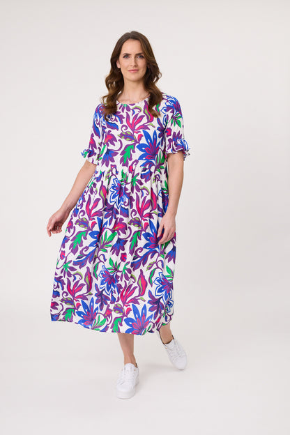 Madonna Dress Floral Print (254LTDSS25)